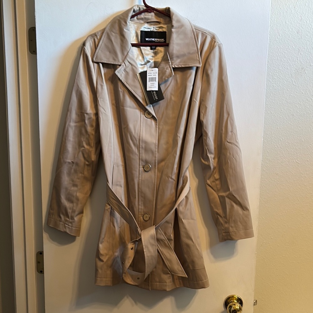 Weatherproof Tan Trench Coat Classic Style